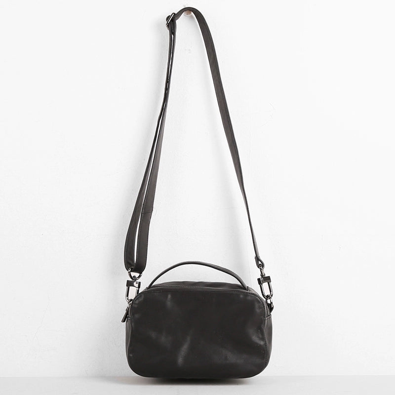 本革ショルダーバッグ／斜めがけハンドバッグ／牛革カジュアルリュック／メンズ・レディース用バッグ
